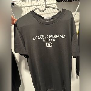 Dolce & Gabbana Logo Embroidered Crewneck T-Shirt